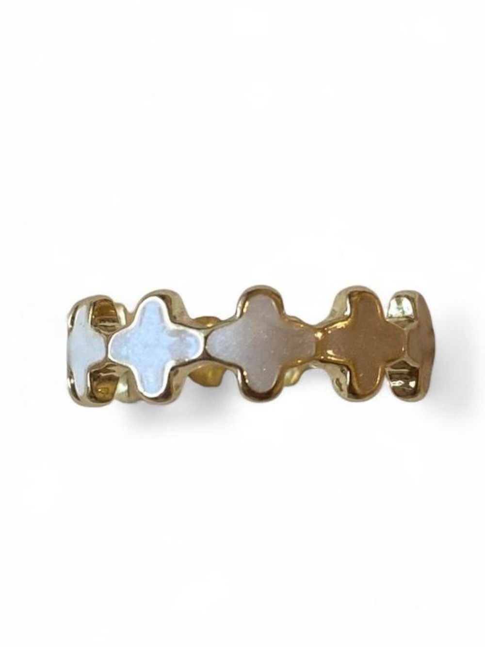 🛍️3/$20🛍️ 14k Gold Plated Floral Link Ring